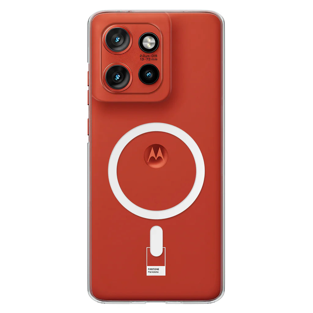 Anti Yellow Magsafe Clear Case - Motorola Edge 50 NEO