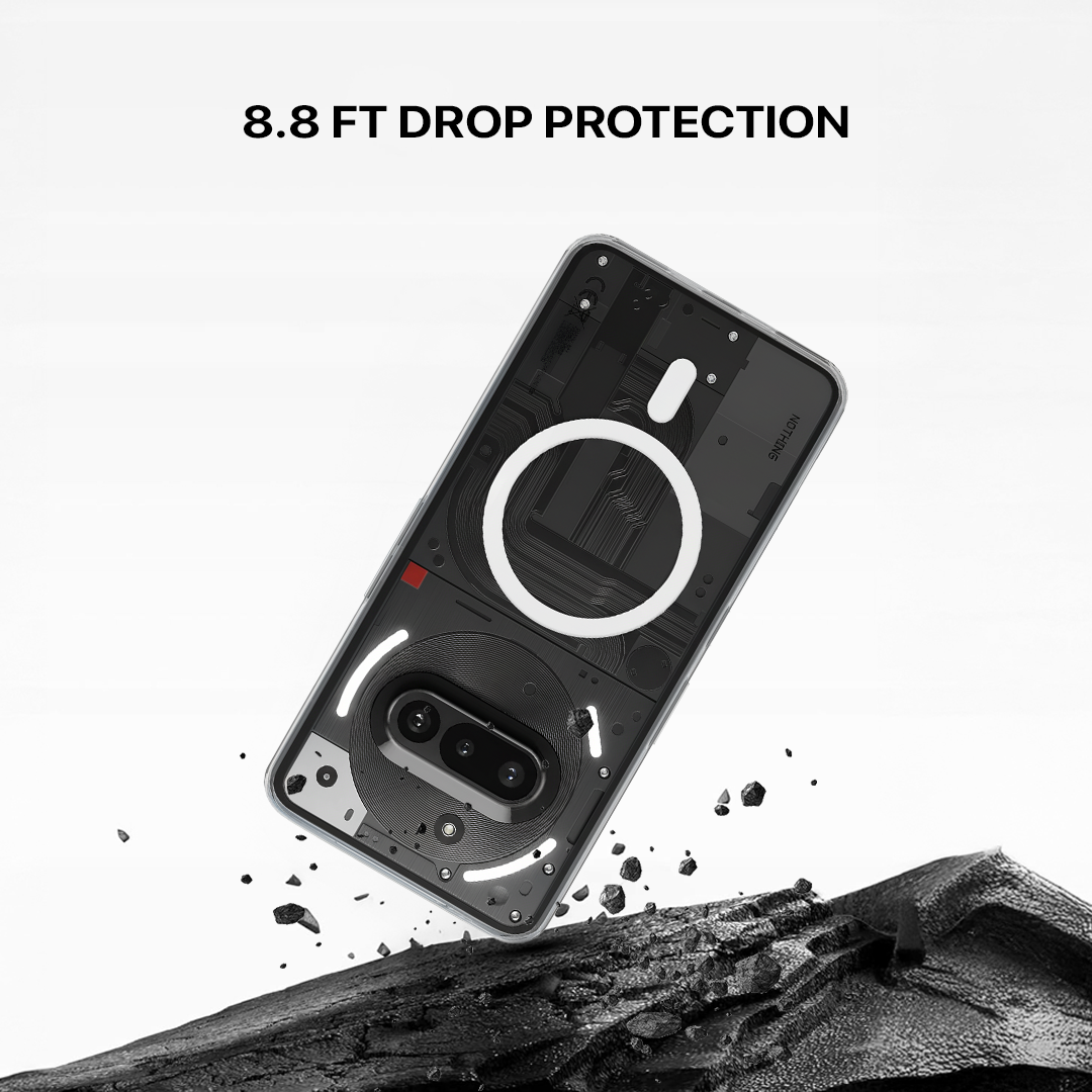 Anti Yellow Magsafe Clear Transparent Case - Nothing (PH 3A)