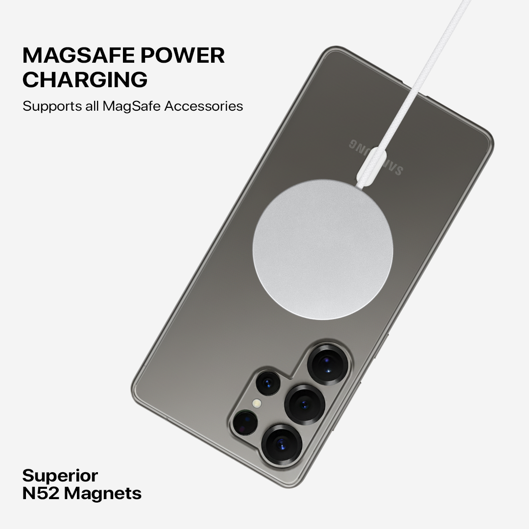 Anti Yellow Magsafe Clear Case Samsung - Galaxy S24 Ultra