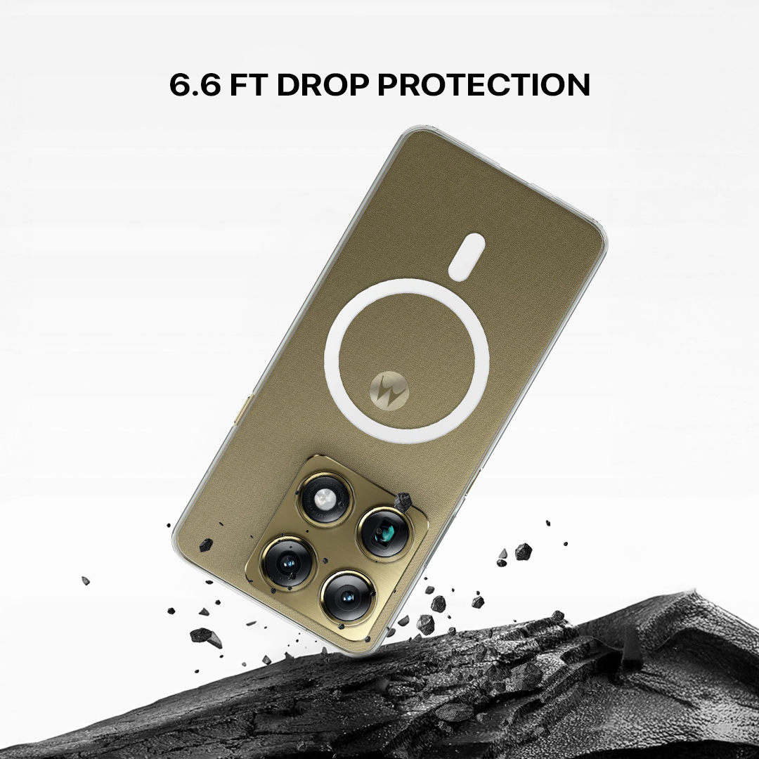 Anti Yellow Magsafe Clear Case - Motorola SIGNATURE