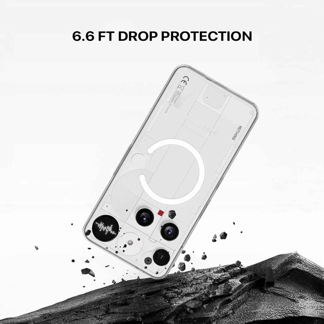 Anti Yellow Magsafe Clear Transparent Case - Nothing (PH 3)