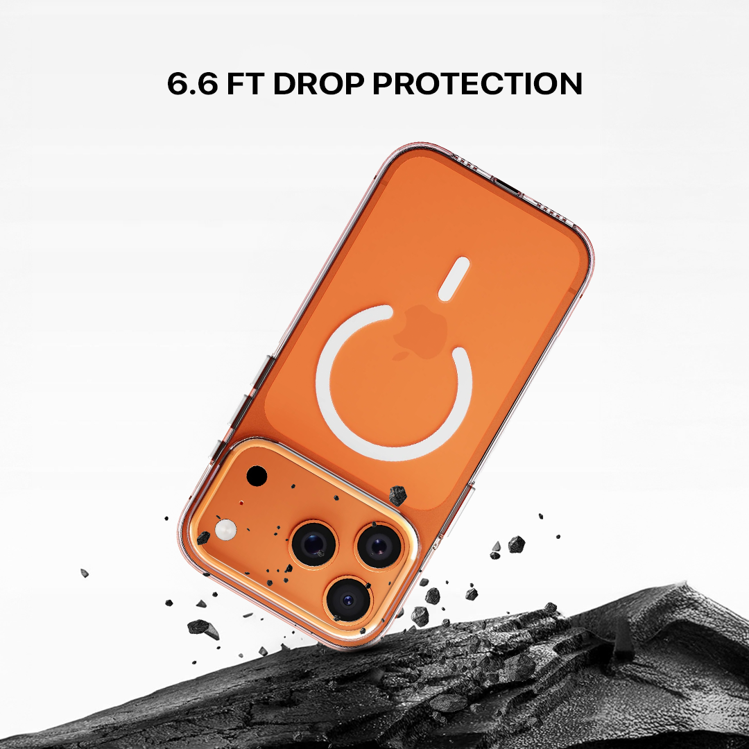 Anti Yellow Magsafe Transparent Clear Case - Iphone 17 Pro Max