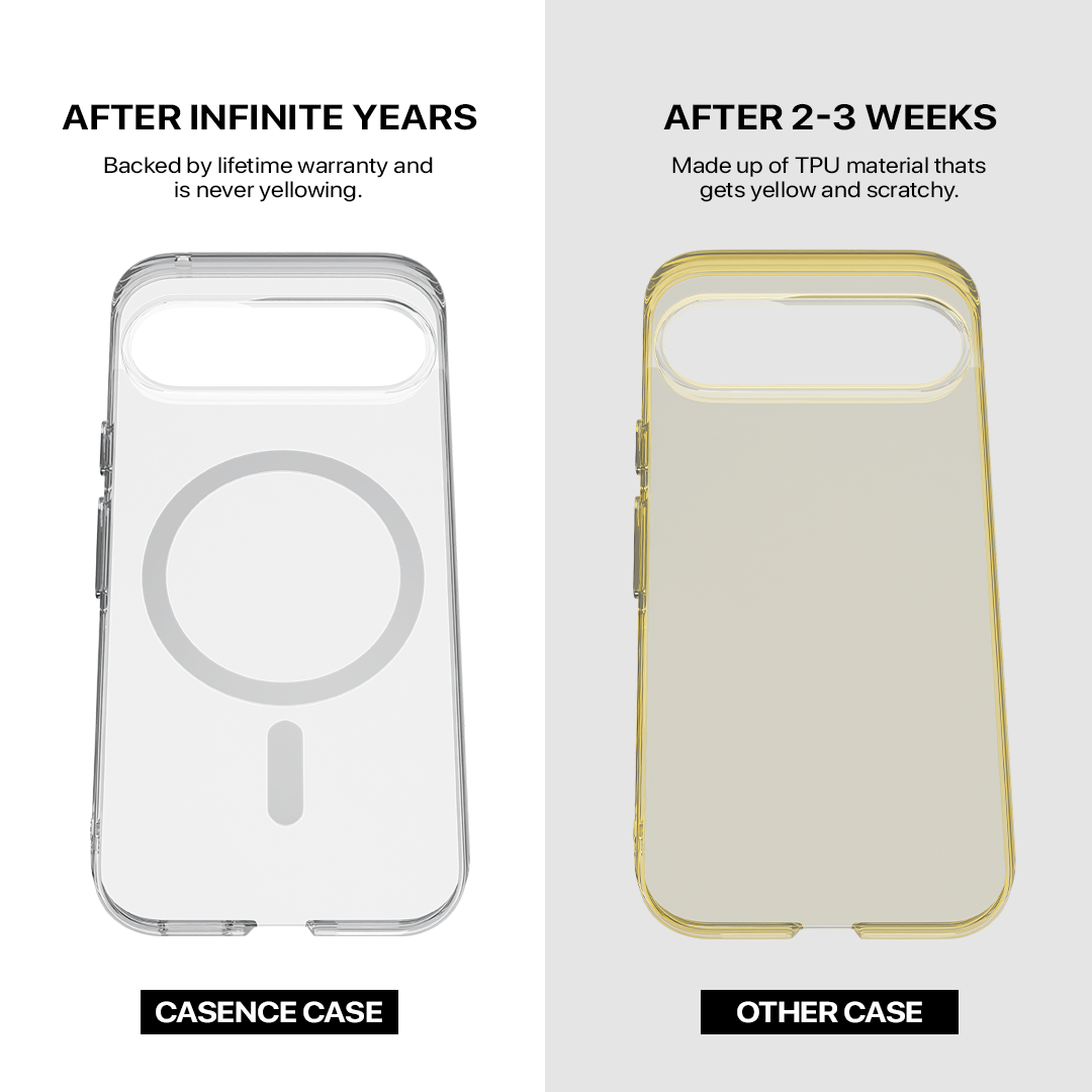 Anti Yellow Magsafe Clear Transparent Case - Google Pixel 10 Pro