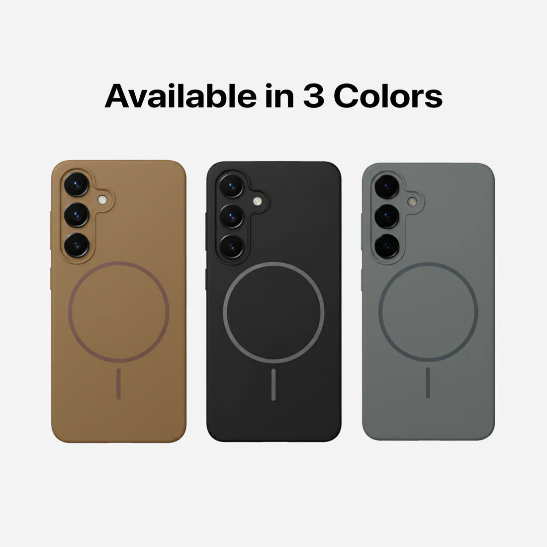 Anti Dust Magsafe Silicone Case - Samsung S23 Ultra (Grey)