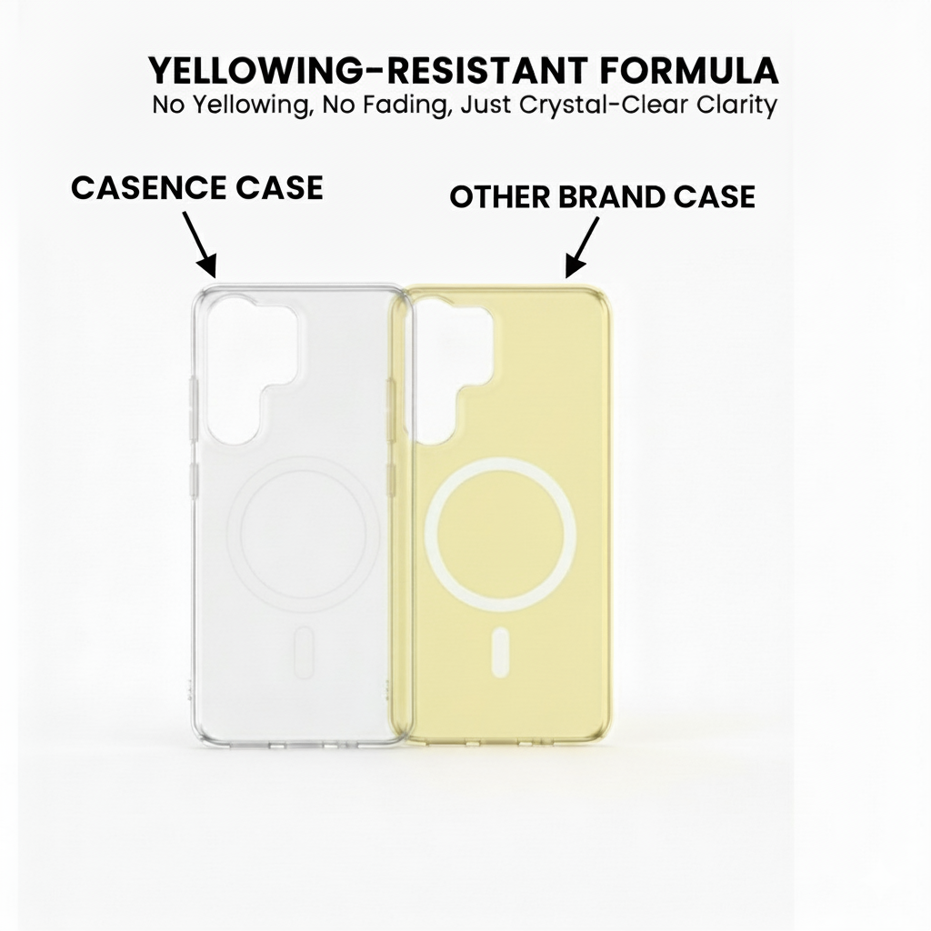 Anti Yellow Magsafe Clear Case Samsung - Galaxy A35 by Casence