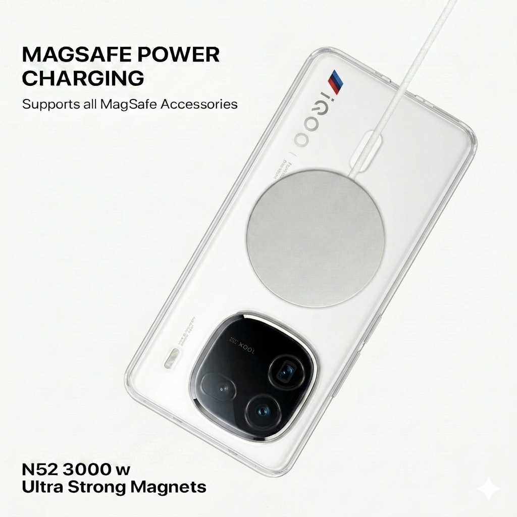 Anti Yellow Magsafe Clear Case - IQOO 12
