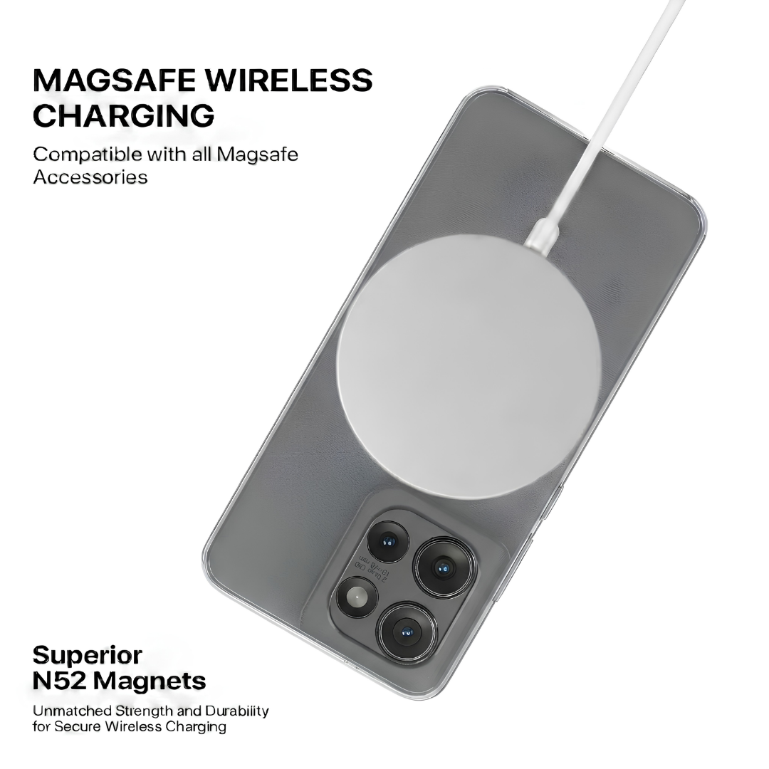 Anti Yellow Magsafe Clear Case - Motorola Edge 50