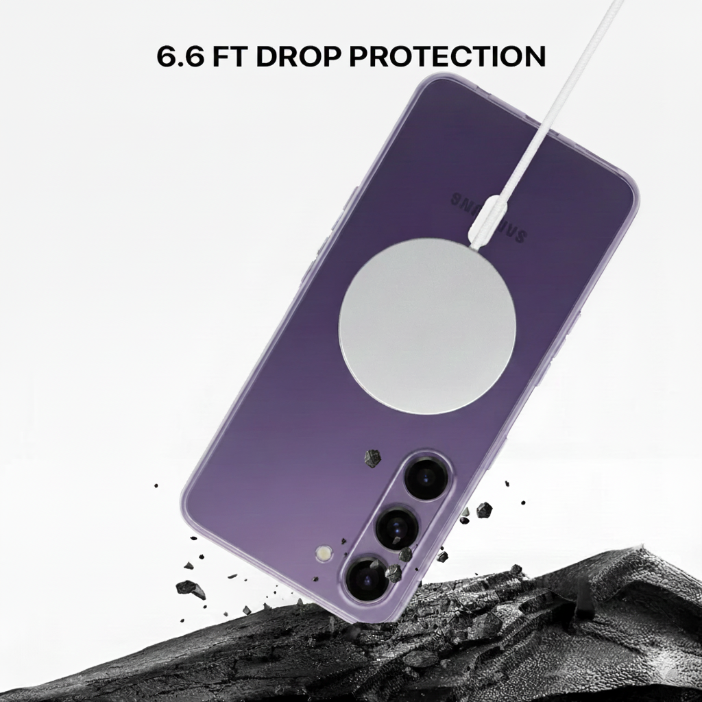 Anti Yellow Magsafe Clear Case Samsung - Galaxy S25 Edge