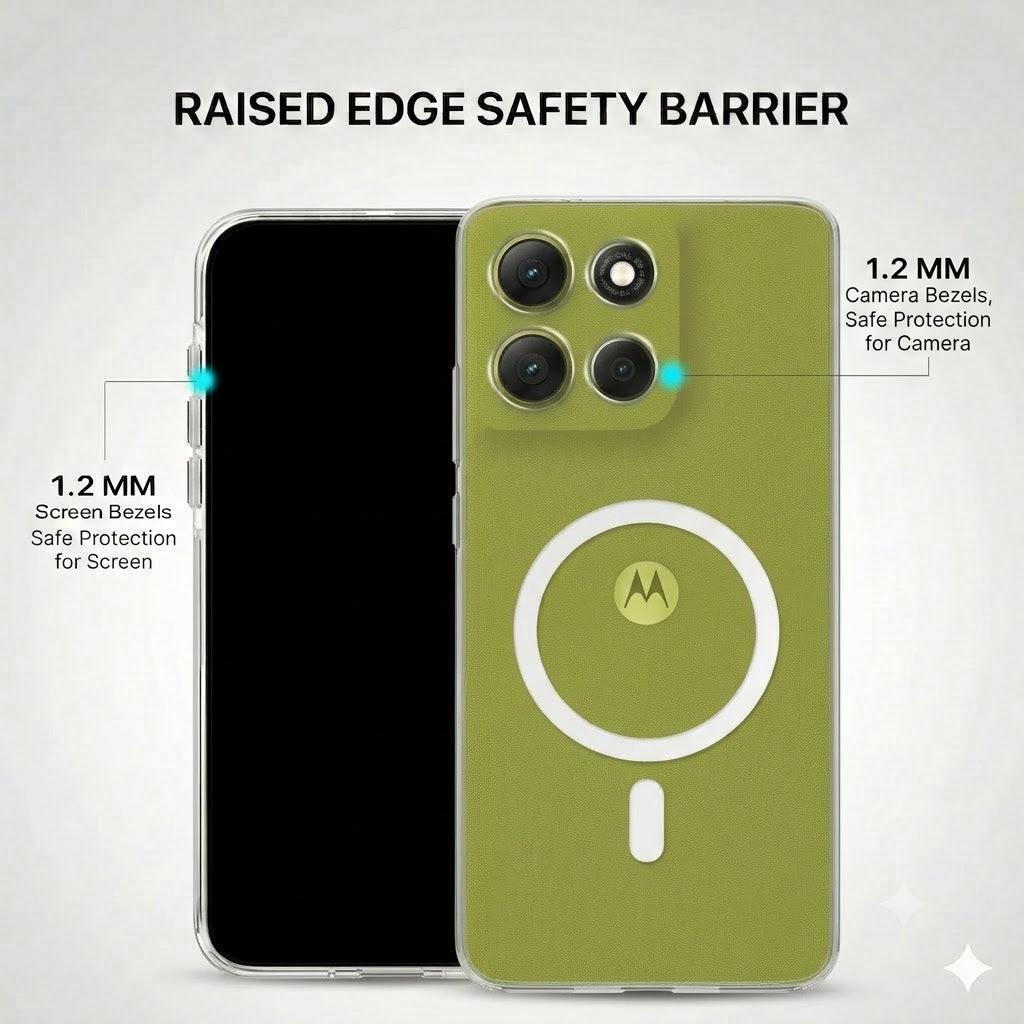 Anti Yellow Magsafe Clear Case - Motorola G86
