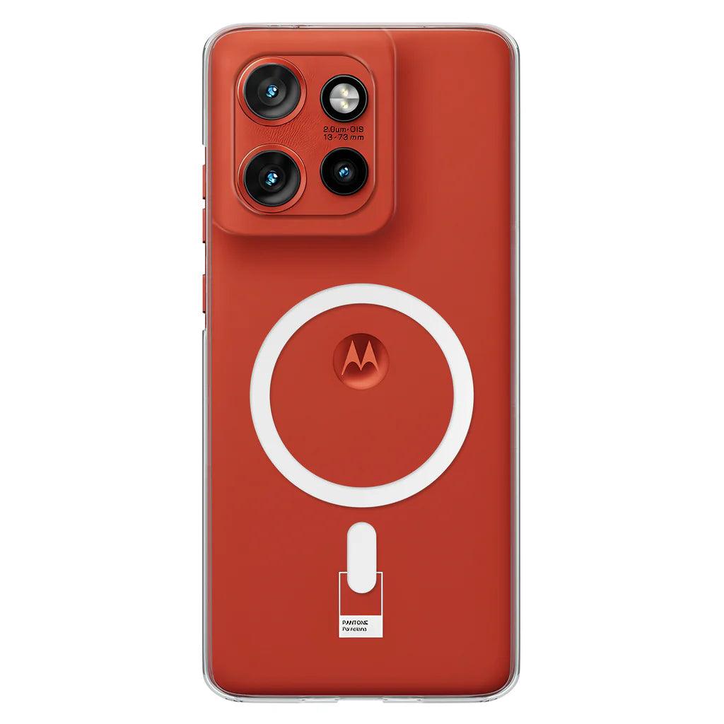 Anti Yellow Magsafe Clear Case - Motorola Edge 50 NEO