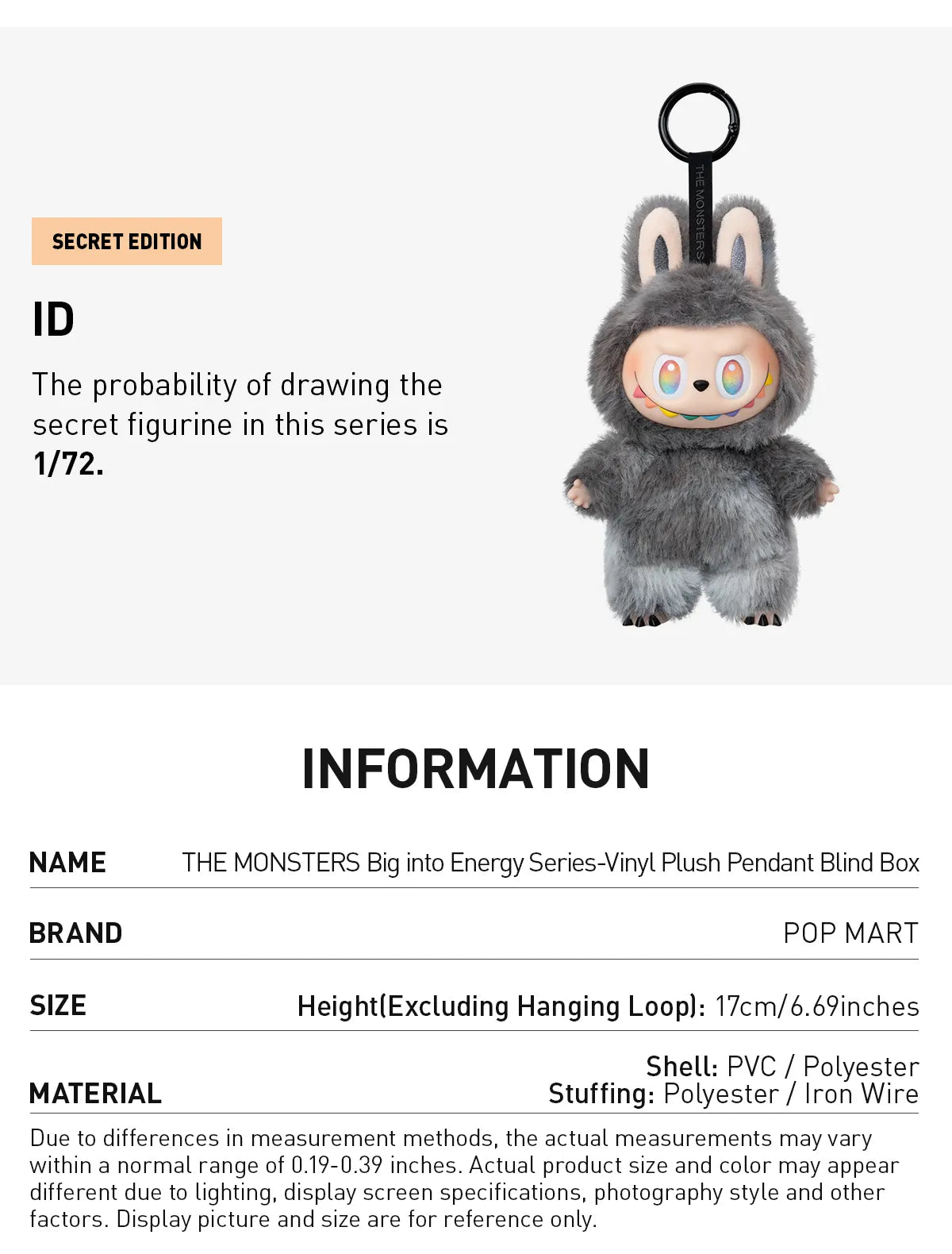 Labubu Doll ( Pack of 1 )