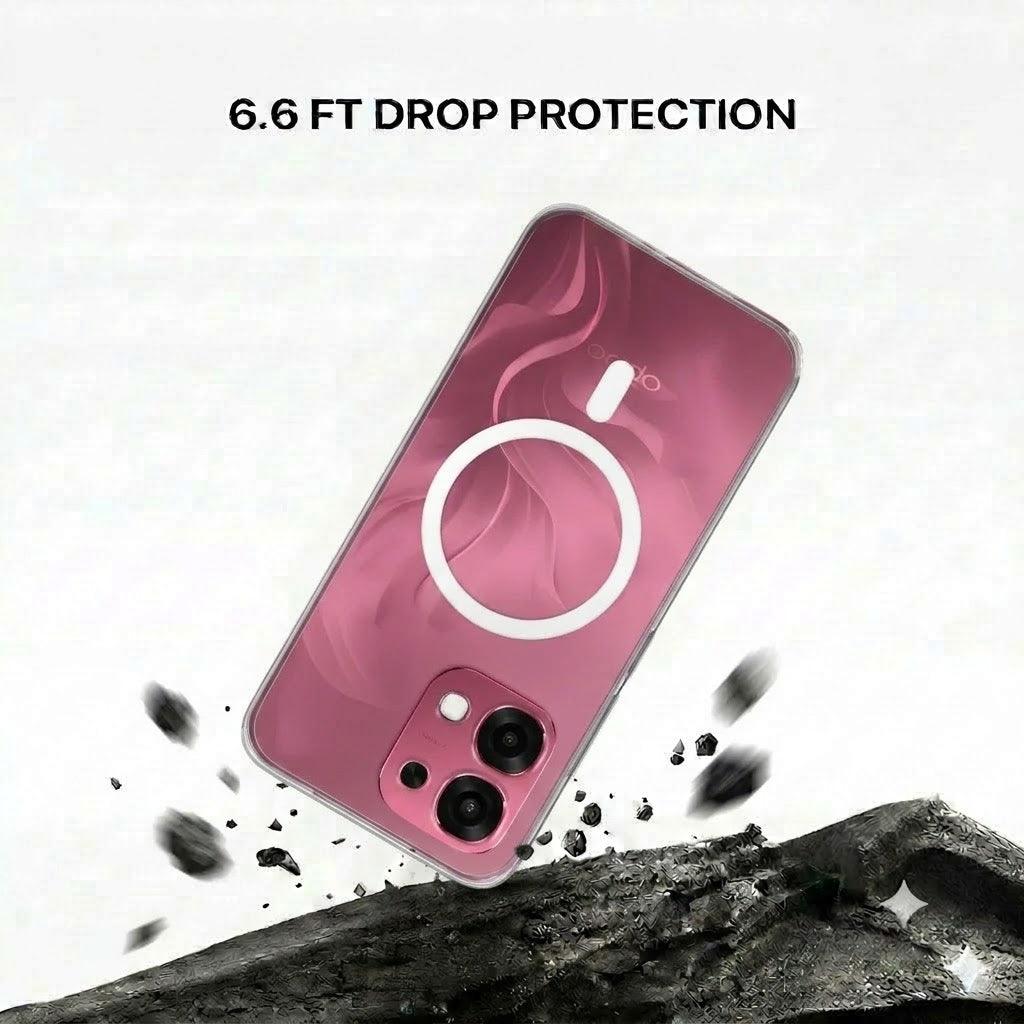 Anti Yellow Magsafe Clear Case - OPPO F31 5G