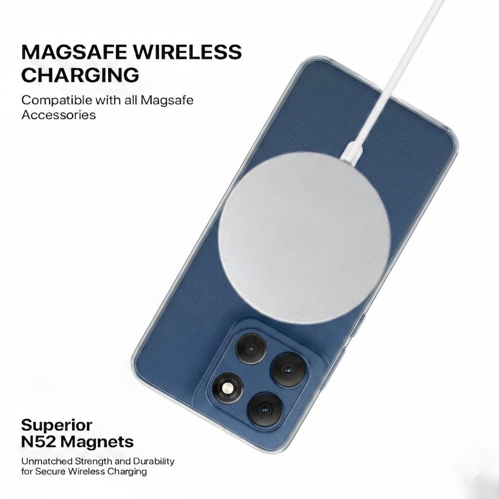 Anti Yellow Magsafe Clear Case - Motorola60 STYLUS