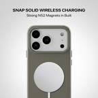 Signature Leather Magsafe Case - Iphone 17 Pro Max (Graphite Grey)