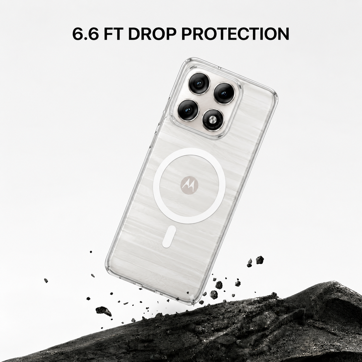 Anti Yellow Magsafe Clear Case - Motorola Edge 70 PRO