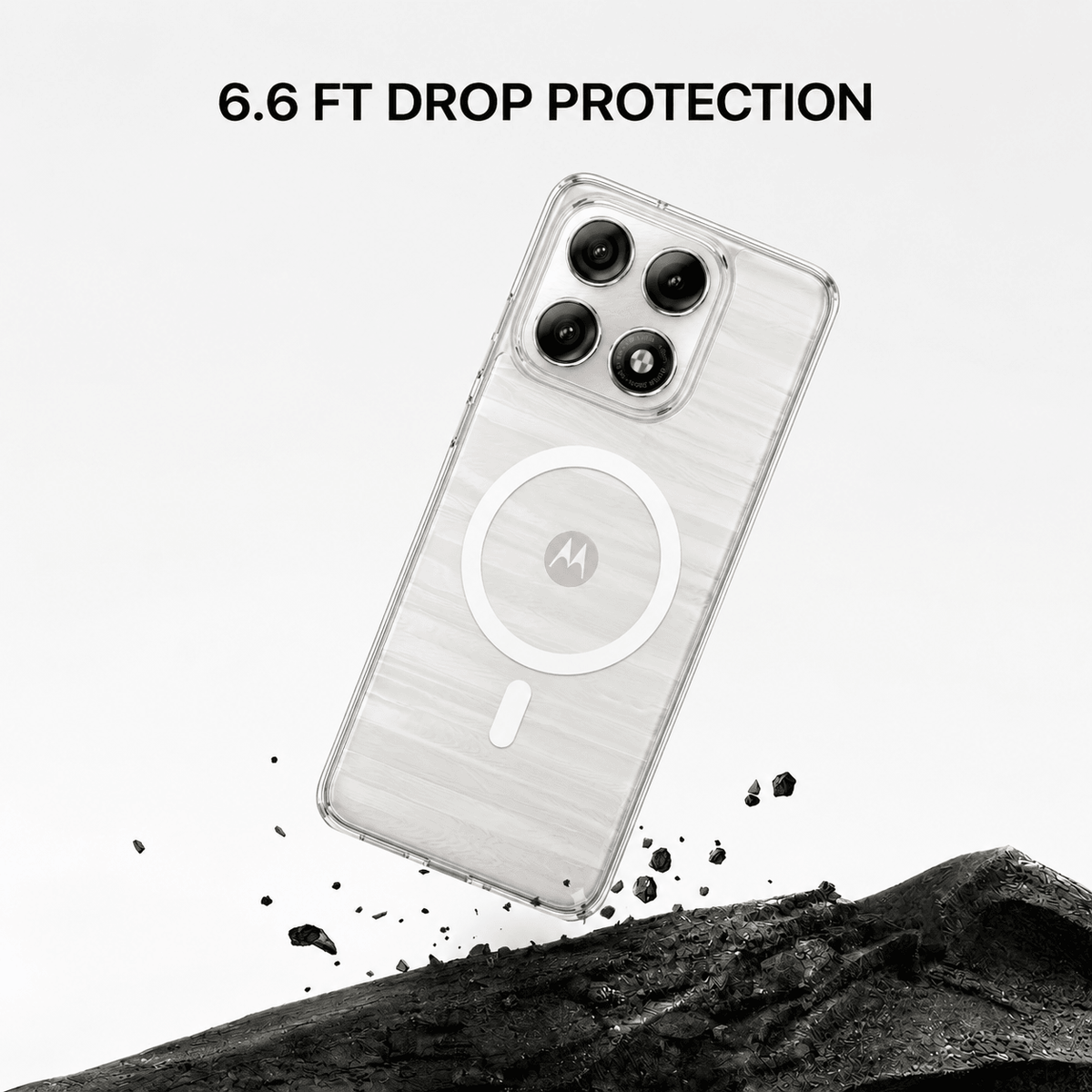 Anti Yellow Magsafe Clear Case - Motorola Edge 70 PRO
