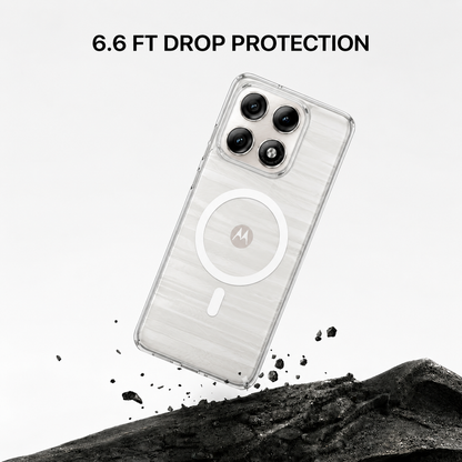 Anti Yellow Magsafe Clear Case - Motorola Edge 70 PRO