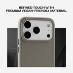 Signature Leather Magsafe Case - Iphone 17 Pro Max (Graphite Grey)
