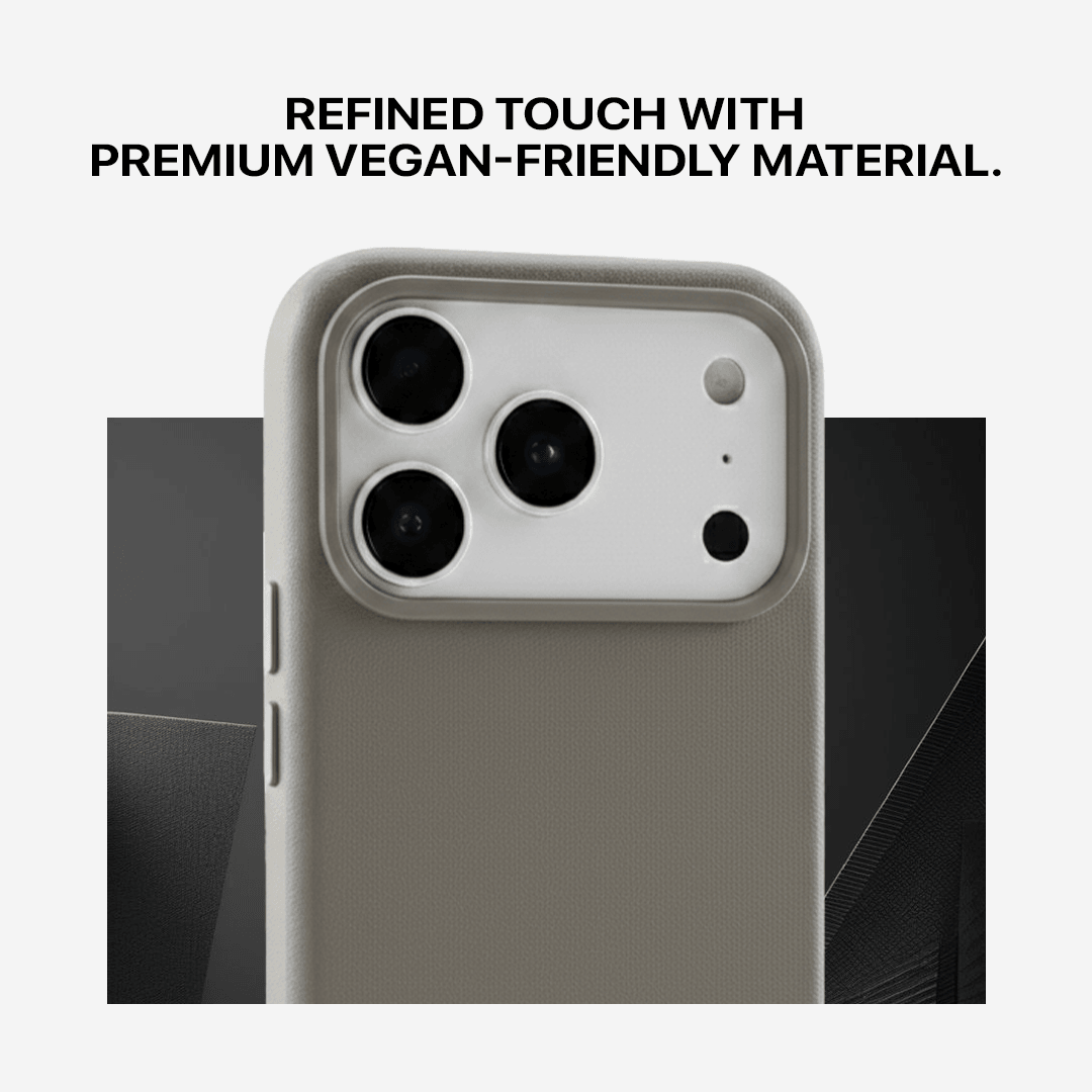 Signature Leather Magsafe Case - Iphone 17 Pro Max (Graphite Grey)
