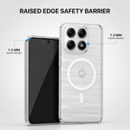 Anti Yellow Magsafe Clear Case - Motorola Edge 70 PRO