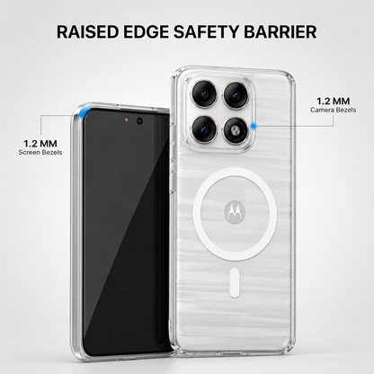 Anti Yellow Magsafe Clear Case - Motorola Edge 70 PRO