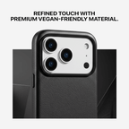 Signature Leather Magsafe Case - Iphone 17 Pro Max (Royal Black)