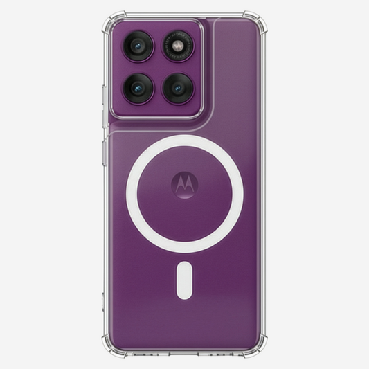 Anti Yellow Magsafe Clear Transparent Case - Motorola Edge 60 Pro