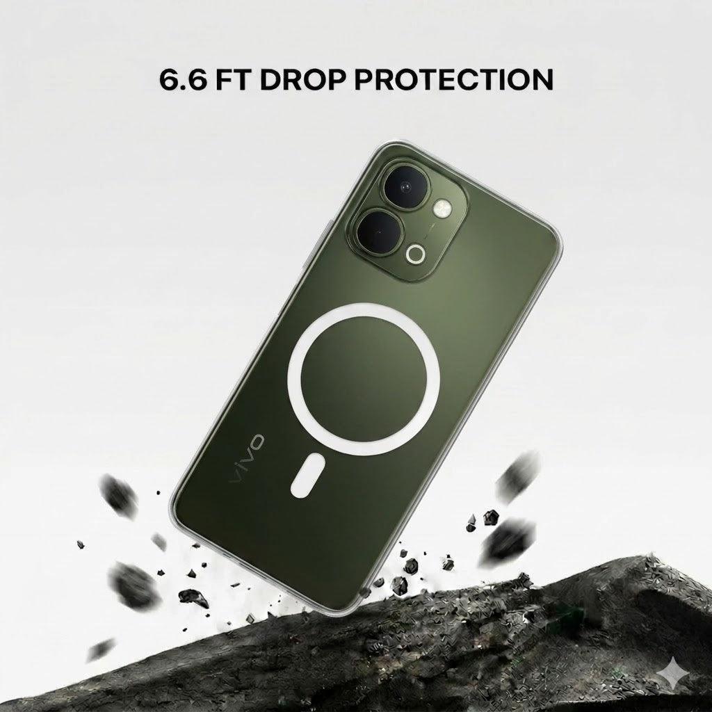Anti Yellow Magsafe Clear Case - VIVO T5X 5G