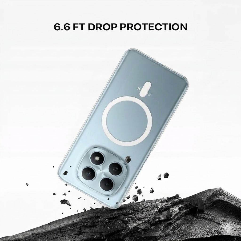 Anti Yellow Magsafe Clear Case - REDMI NOTE 15