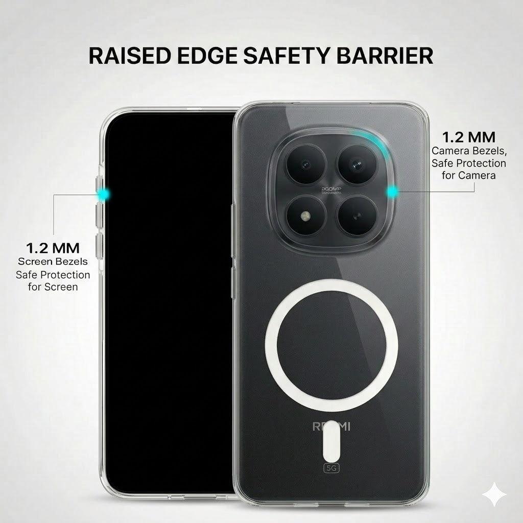 Anti Yellow Magsafe Clear Case - REDMI NOTE 15 PRO PLUS