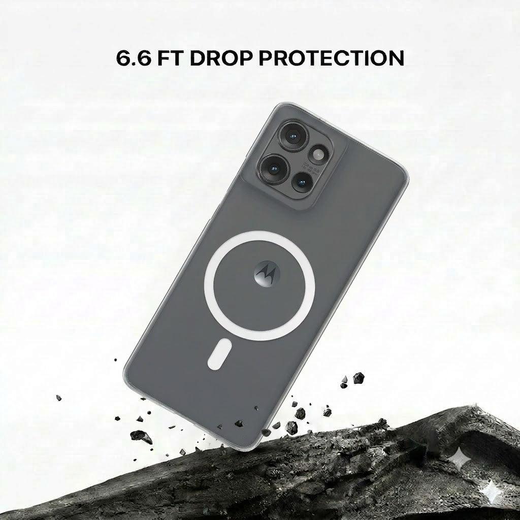 Anti Yellow Magsafe Clear Case - Motorola Edge 50