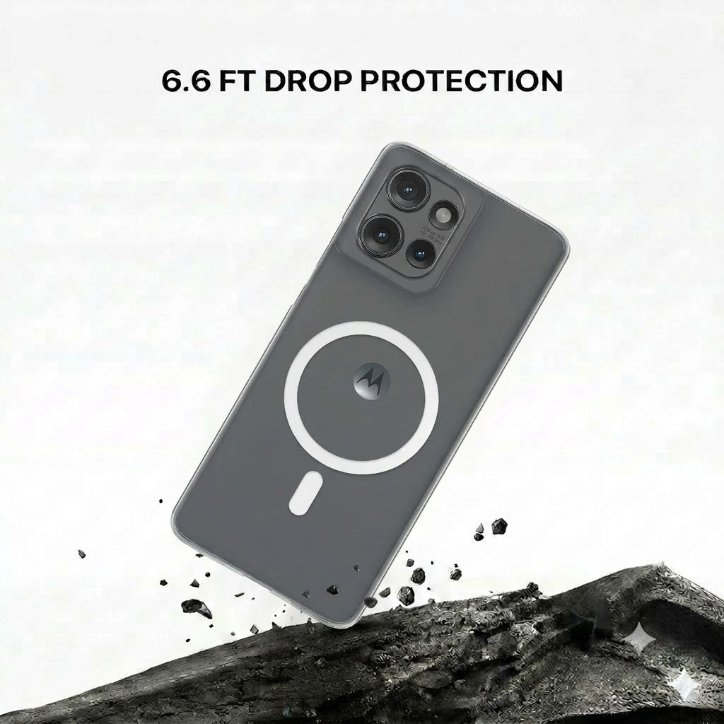 Anti Yellow Magsafe Clear Case - Motorola Edge 50