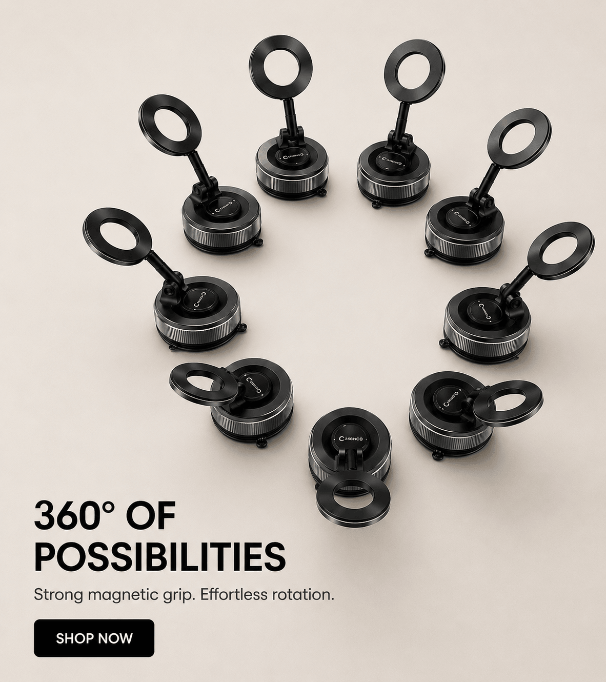 360° MagPro Magnetic Phone Holder by Casence
