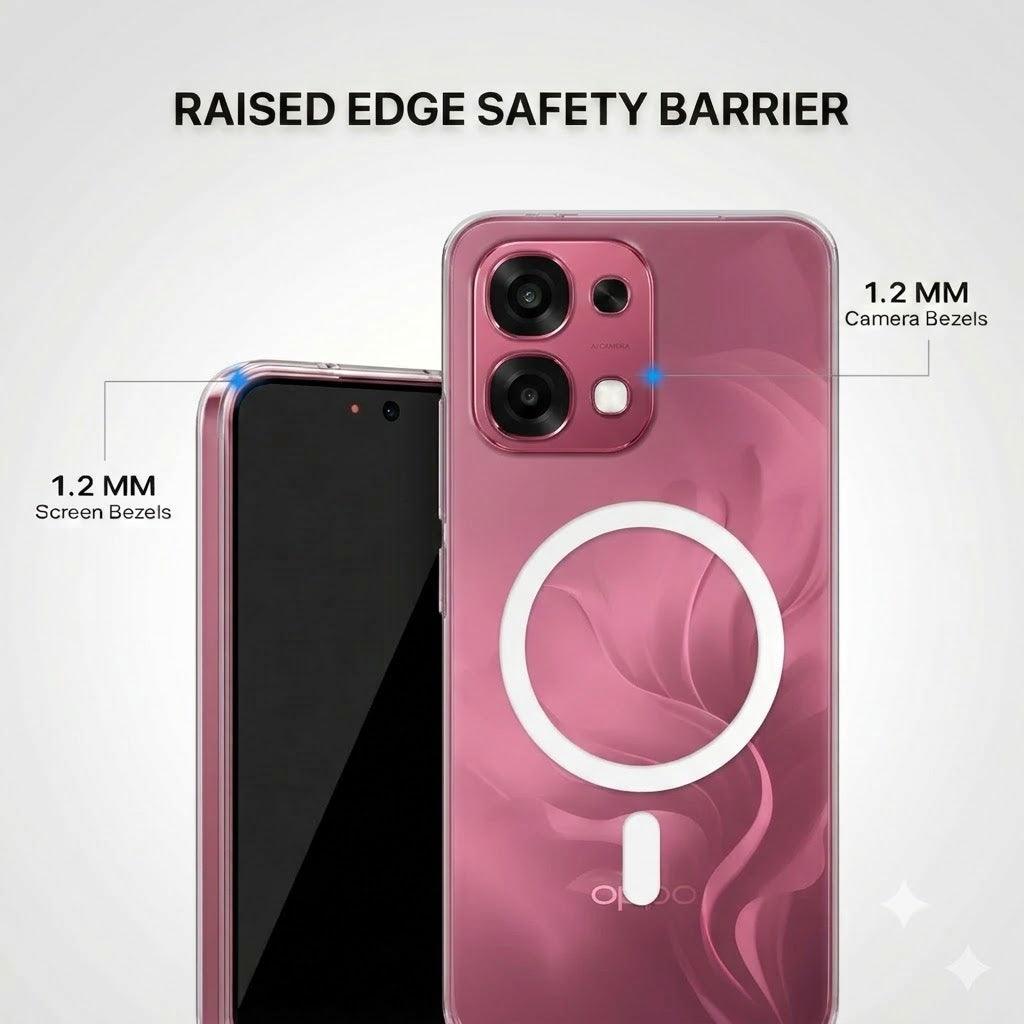 Anti Yellow Magsafe Clear Case - OPPO F31 5G