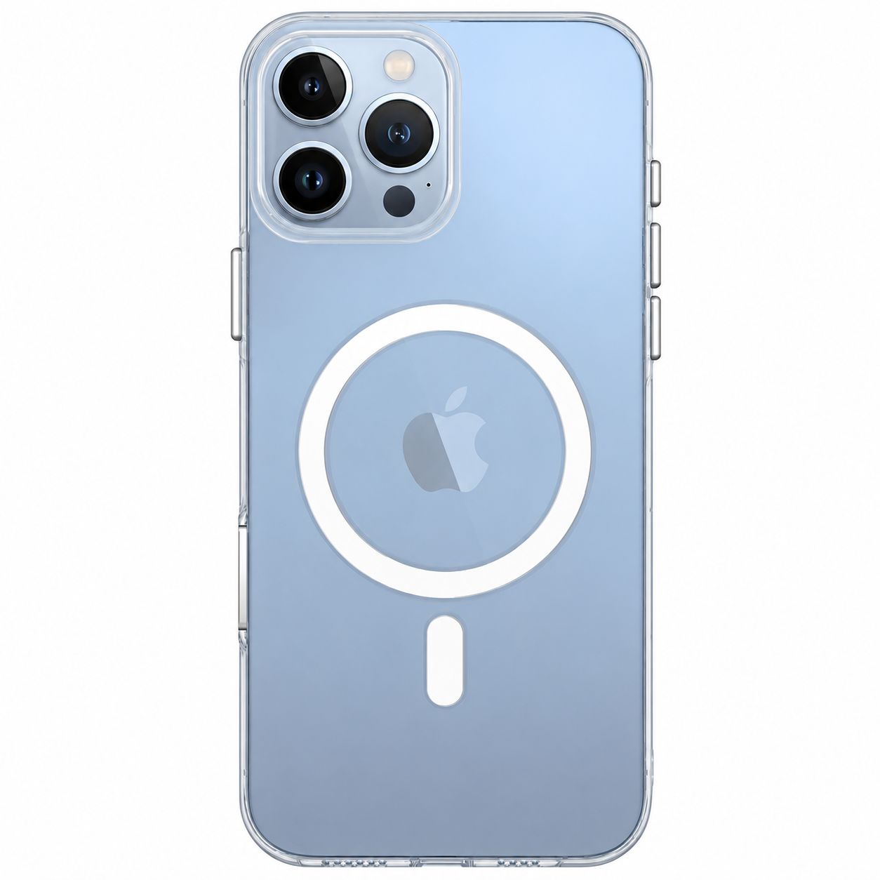 Anti Yellow Magsafe Clear Case - Iphone 13 Pro (CRYSTAL WHITE TITANIUM)