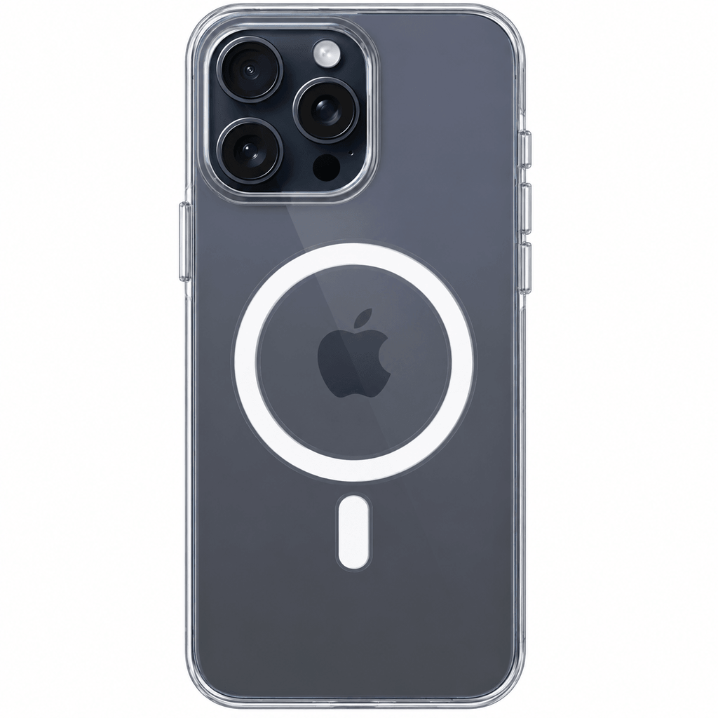 Anti Yellow Magsafe Clear Case - Iphone 15 Pro Max