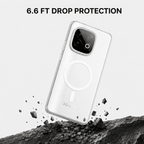 Anti Yellow Magsafe Clear Case For IQOO Phones