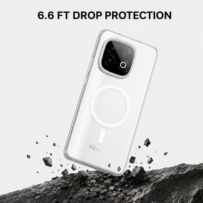 Anti Yellow Magsafe Clear Case For IQOO Phones