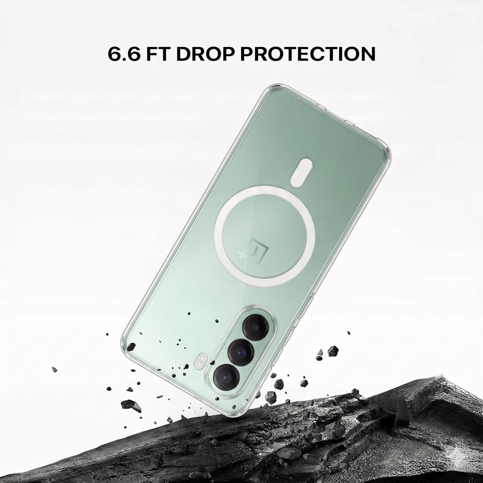 Anti Yellow Magsafe Clear Case For One Plus 