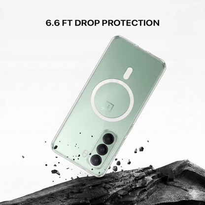 Anti Yellow Magsafe Clear Case For One Plus 