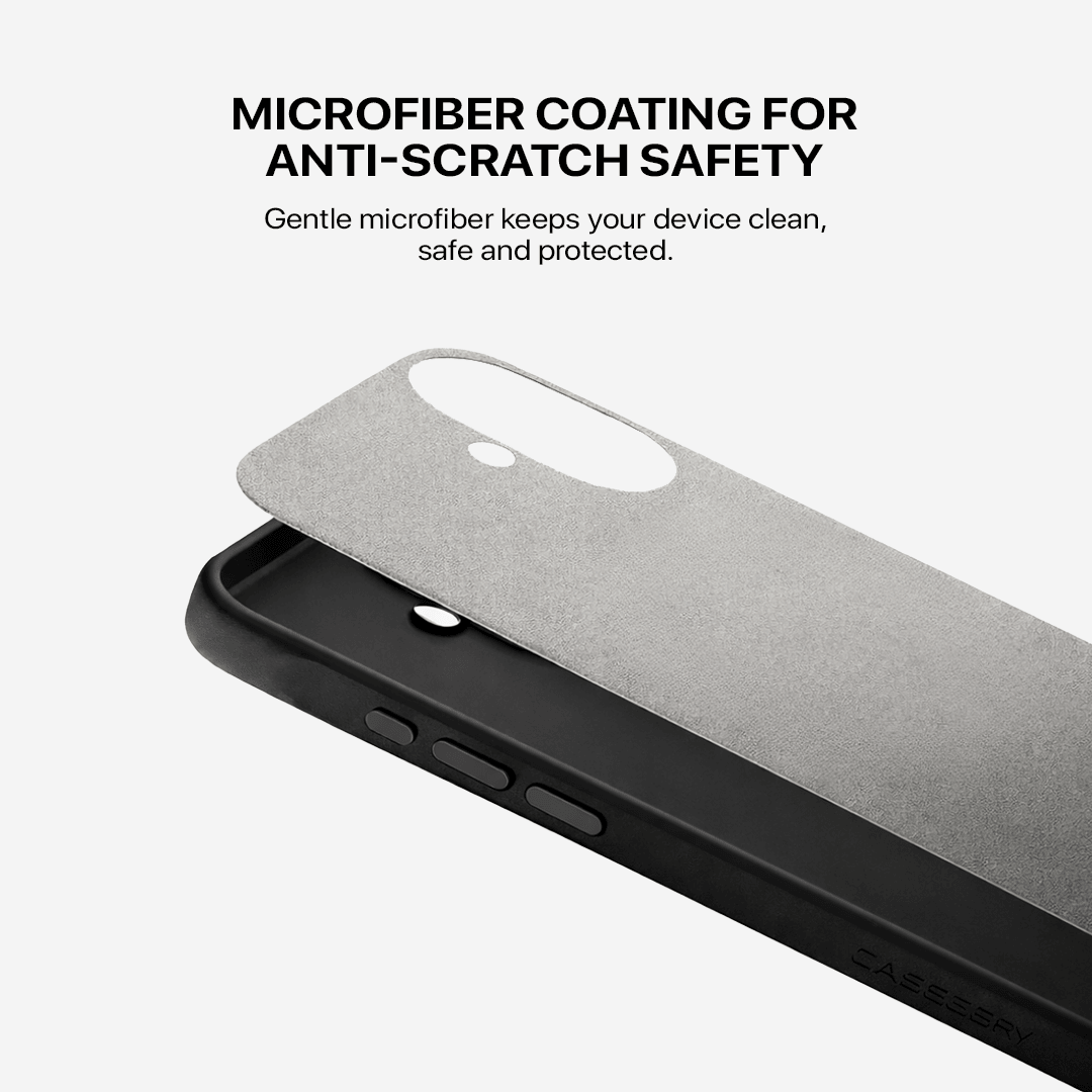 Signature Leather Magsafe Case - Iphone 15 Pro (Royal Black)