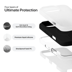 Anti Dust Magsafe Silicone Case - Iphone 16 pro Max ( Black)