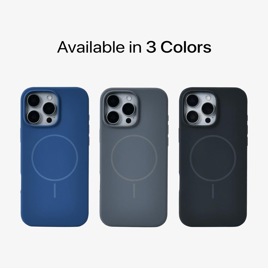 Anti Dust Magsafe Silicone Case - Iphone 16 pro Max ( Grey)