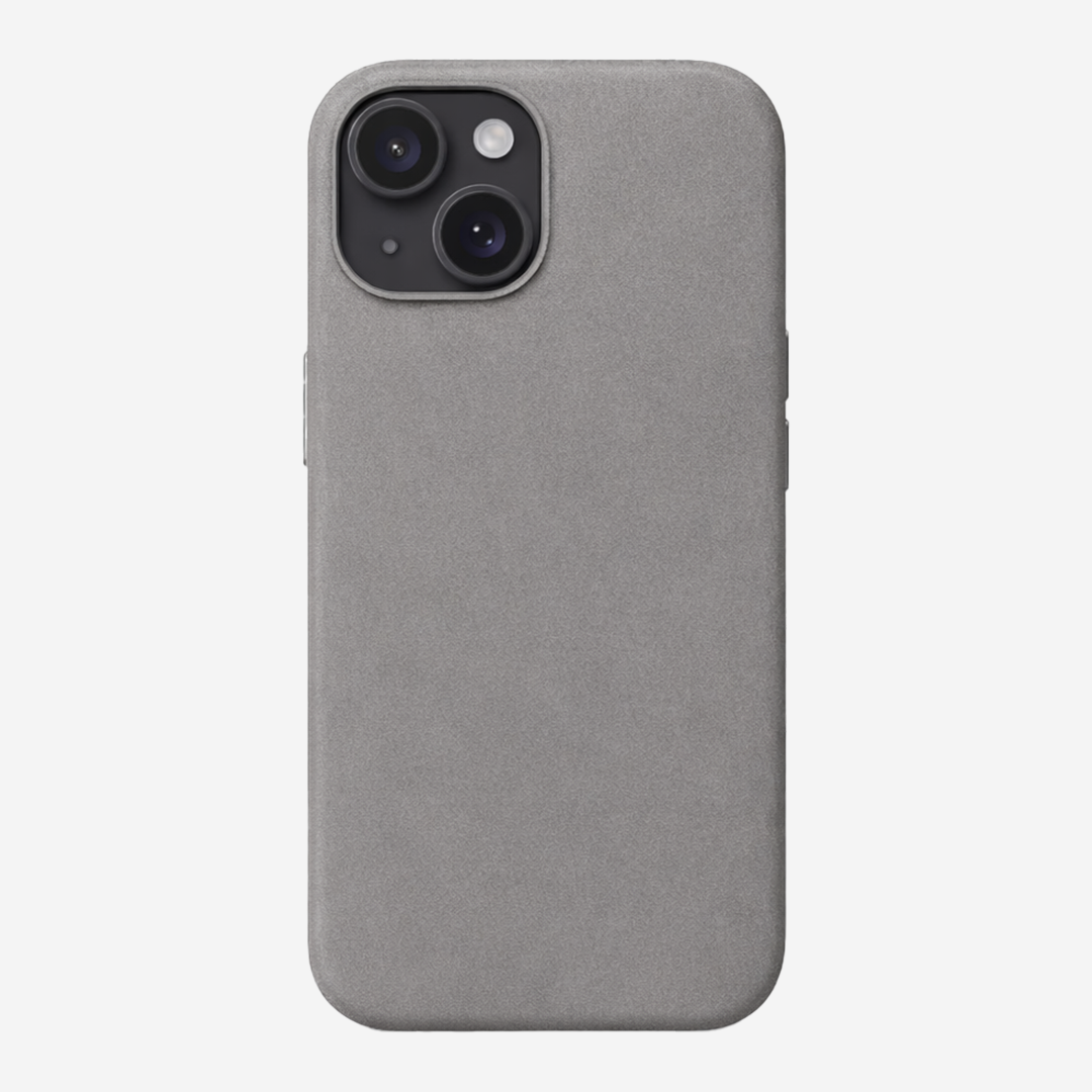 Signature Leather Magsafe Case - Iphone 14   (Graphite Grey)