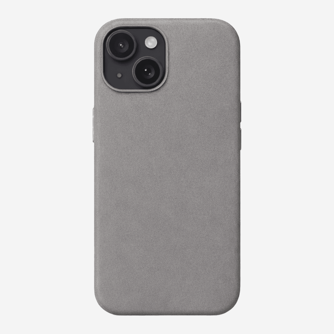 Signature Leather Magsafe Case - Iphone 14   (Graphite Grey)