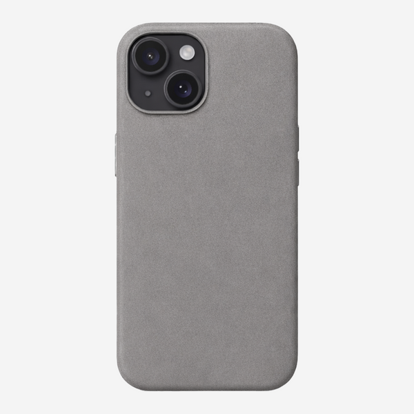 Signature Leather Magsafe Case - Iphone 13   (Graphite Grey)