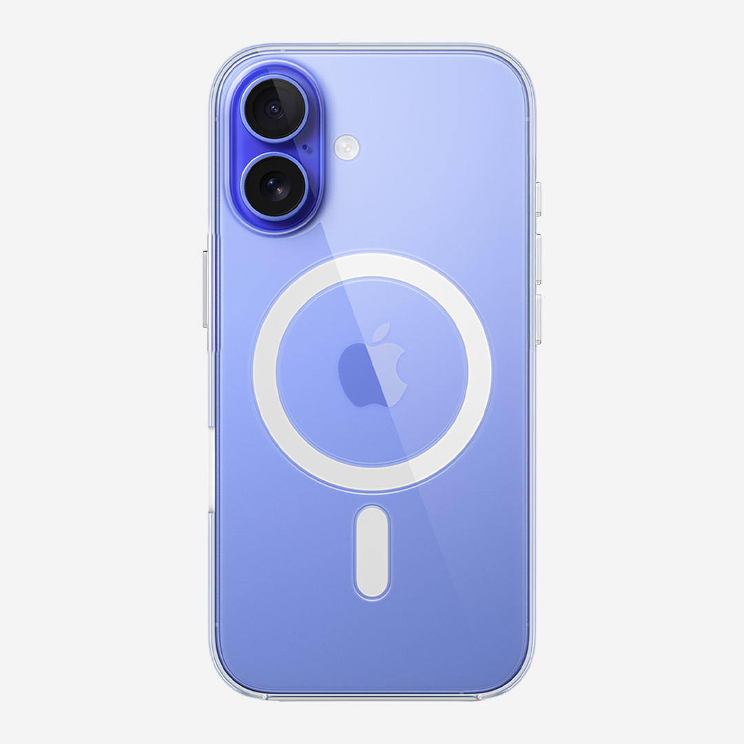 Anti Yellow Magsafe Transparent Clear Case - Iphone 16 Plus (CRYSTAL WHITE TITANIUM)