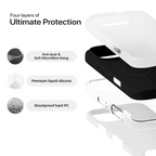 Anti Dust Magsafe Silicone Case - Iphone 13 (Black)