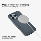 Anti Dust Magsafe Silicone Case - Iphone 14 Pro (Grey)