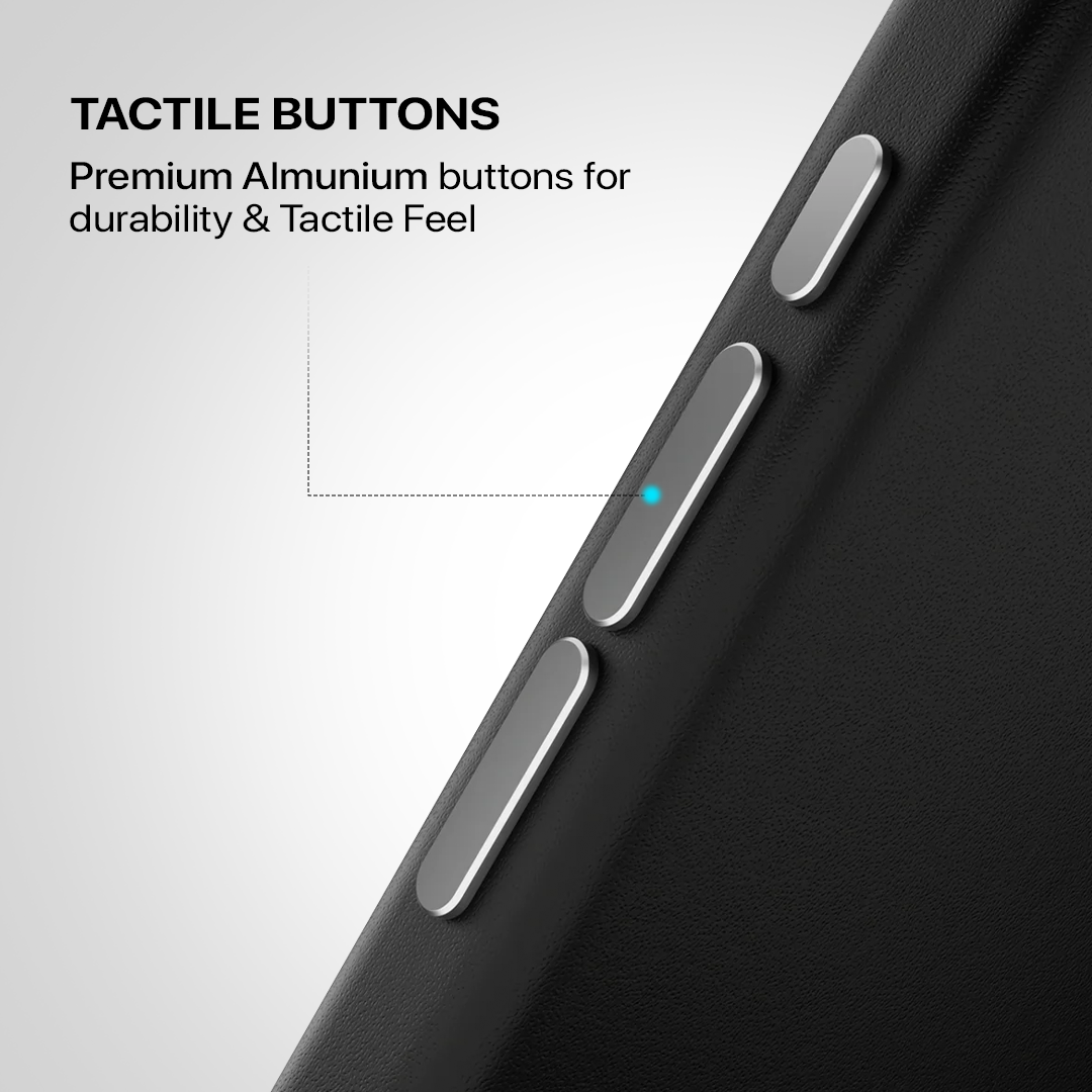 Signature Leather Magsafe Case - Iphone 13 Pro   (Royal Black)